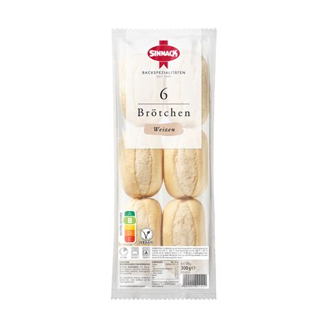 6 Brötchen Weizenklassiker Brötchen Unsere Produkte Sinnack