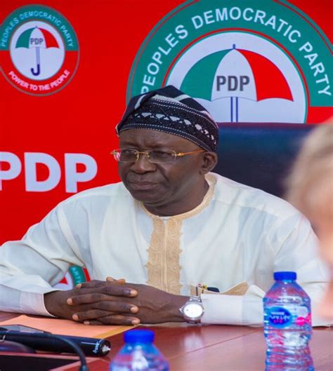 Just In Pdp National Chairman Ayu Steps Aside Theconclaveng