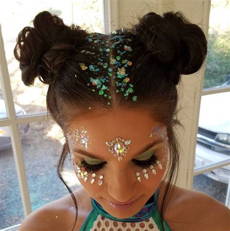 Creative Glitter Hairstyle Ideas Trendy Hairstyle Ideas Rave Hair