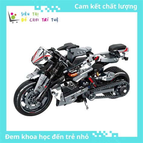 Naked Bike Leibao 8163 Technic Motorcycle Model 1 6 Scale Assembly Toy