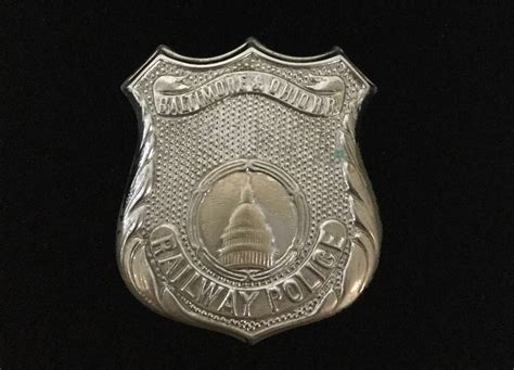 Sold Price Vintage Baltimore And Ohio Railway Police Badge November 6