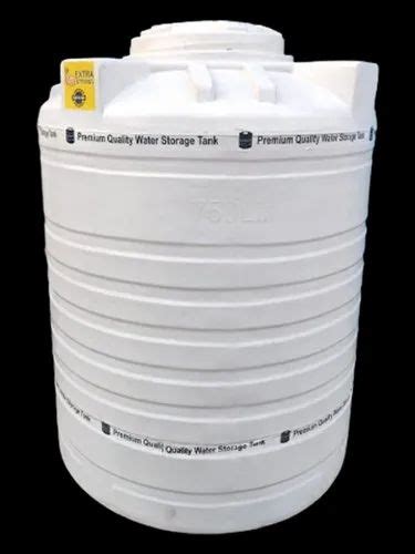 Round White 750L Premium Quality Water Storage Tank At Best Price In Hisar