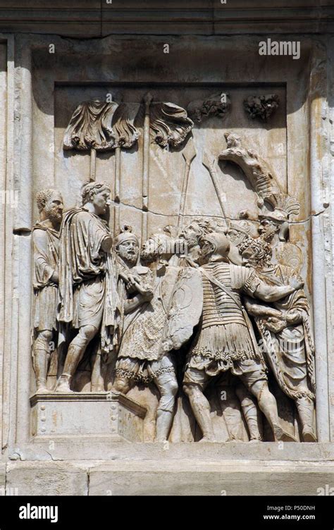 Roman Art Arch Of Constantine Triumphal Arch Erected In The Th