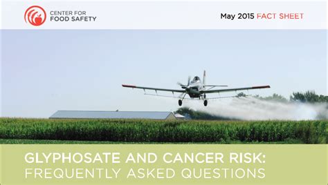 Center for Food Safety | Fact Sheets | | Glyphosate and Cancer Risk ...