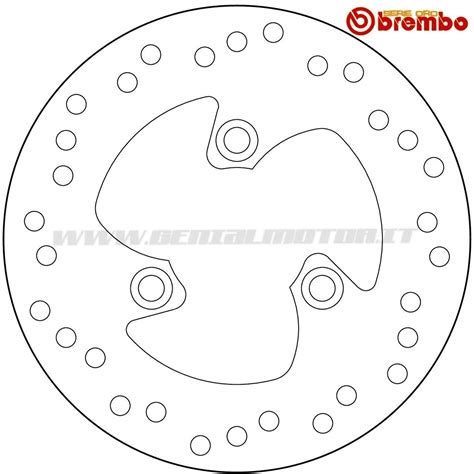 Bremsscheibe Fest Brembo Serie Oro Vorne Fur Tgb Rs