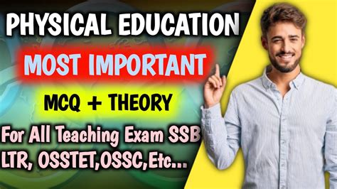 Physical Education For All Teaching Exams OSSC RHT OSSTET LTR SSB