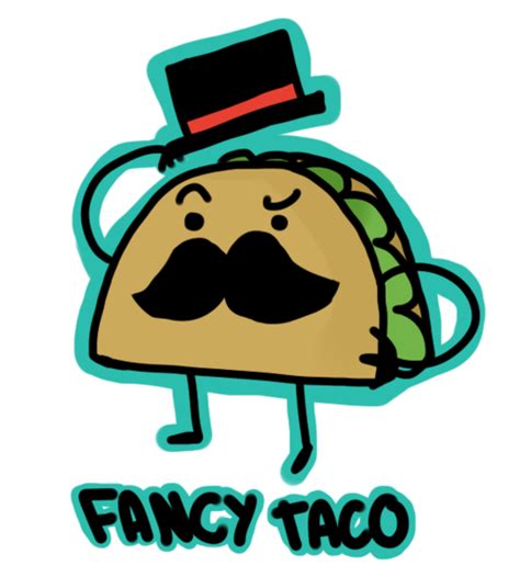 Cute Tacos With Mustaches