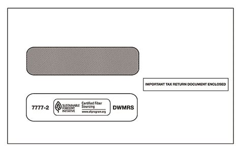 Complyright Brand Self Seal Envelopes For 1099 2014 Tax Forms 5 58 X 8