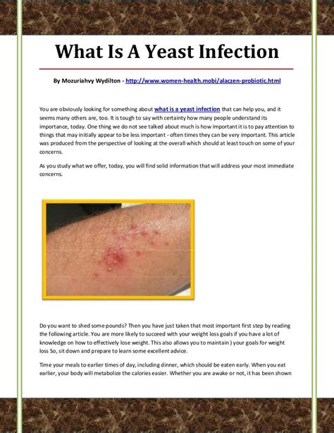 What is a yeast infection