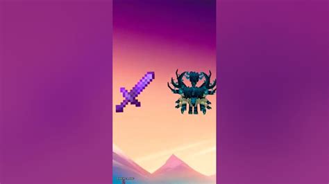 Netherite Sward Vs All Mob😕minecraftminecraftpeminecraftshorts