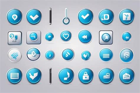 Premium Photo Bluetooth Icons Set Design Can Use For Web And Mobile App