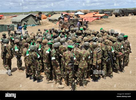 Kenyan Defence Forces Kdf Soldiers Serving Under The African Union