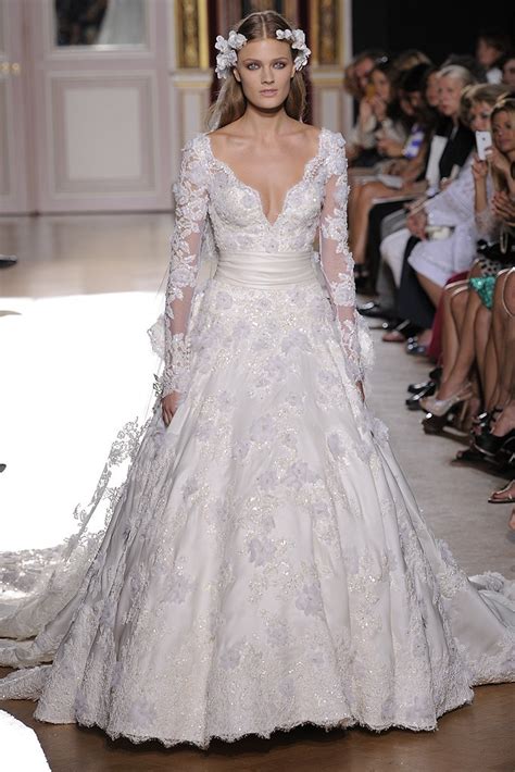 Runway To White Aisle Wedding Dress Inspiration Fall 2012 Zuhair Murad