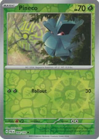 Pineco 004 193 Common Reverse Holo Playset