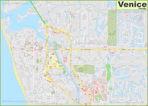 Printable Map Of Venice Florida
