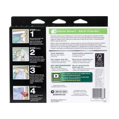 Duck Max Strength Heavy Duty Insulating Film For Patio Door Extra Large