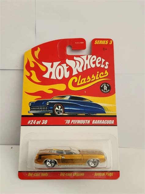 HOT WHEELS CLASSICS Series 3 70 Plymouth Barracuda 24 30 Gold L4 EUR 5 42 PicClick FR