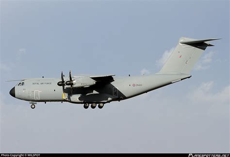 ZM400 Royal Air Force Airbus Atlas C1 A400M 180 Photo By MILSPOT ID