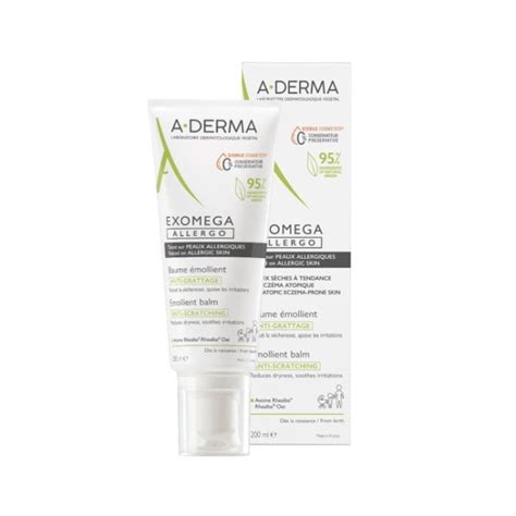 A-Derma Exomega Allergo Емолиентен балсам 40 мл - Продукти | Usmivka.bg