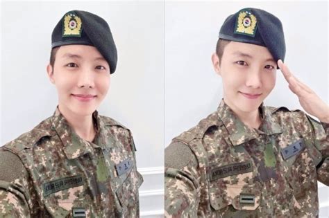 Picture Of The Day Bts Member Completes Rok Army Basic Training Rok Drop