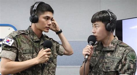 Ha Sung Woon Ong Seong Wu Spotted Side By Side In Their Military