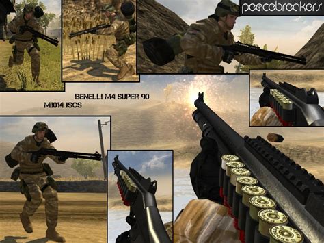 BENELLI M4 SUPER 90 M1014 Image Peacebreakers Mod For Battlefield 2