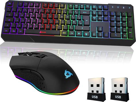 Klim Blaze And Chroma Wireless Bundle New 2023 Wireless Gaming Keyboard And Mouse Combo