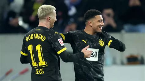 Jadon Sancho Makes Instant Impact On Borussia Dortmund Return With