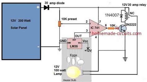 How To Build A Simple Egg Incubator Thermostat Circuit Homemade Circuit Projects