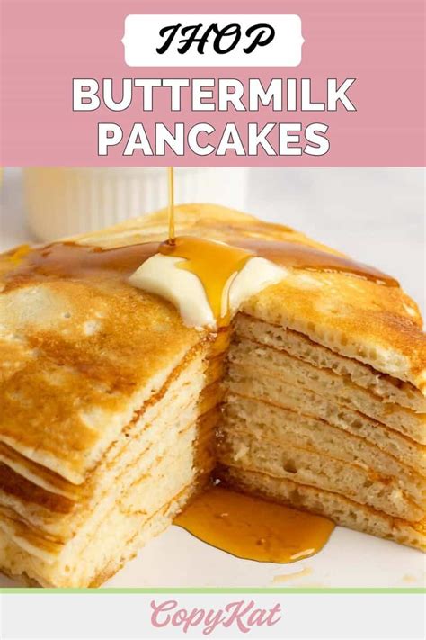 Ihop Original Buttermilk Pancakes Copykat Recipes