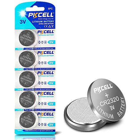 Buy 5 Pack CR2025 PKCELL 3V Lithium Button Coins Cell Battery Price