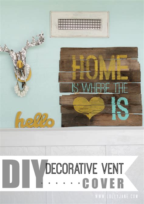 DIY Decorative Vent Cover tutorial, make these pretty covers to ...