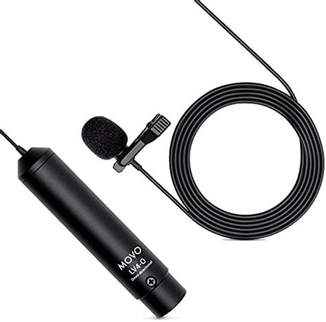 Amazon Movo Lv C Cardioid Xlr Lavalier Microphone Phantom Power