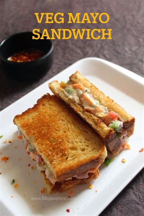 Veg mayonnaise sandwich recipe mayo sandwich grilled mayo sandwich ...