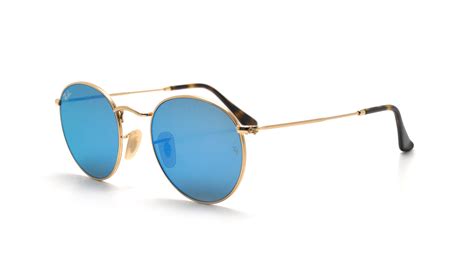 Sunglasses Ray Ban Round Metal Round Flat Lenses Gold Rb3447n 0019o 50