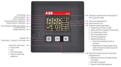 Power Factor Controller Rvc Abb Ns Switchboard