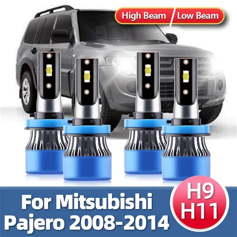 Roadsun LED H9 H11 Lâmpada Do Farol Do Carro 55W 15000Lm 6500K Branco