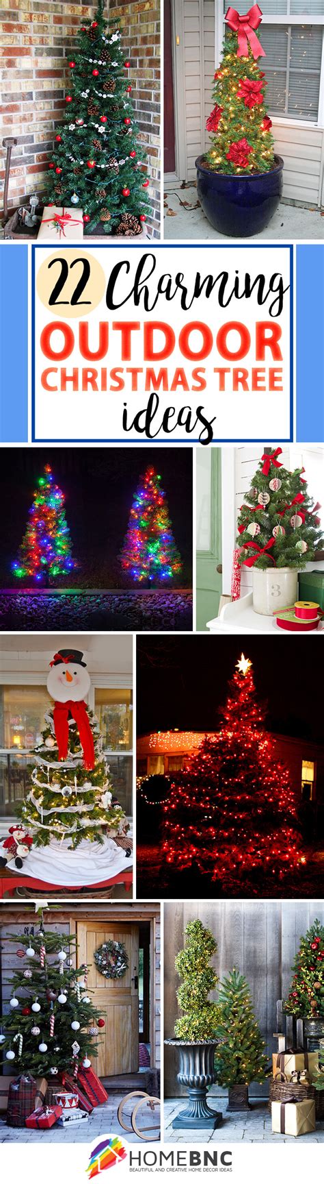 22 Best Outdoor Christmas Tree Decorations and Designs for 2023