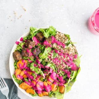 Tempeh Quinoa Macro Bowl Running On Real Food