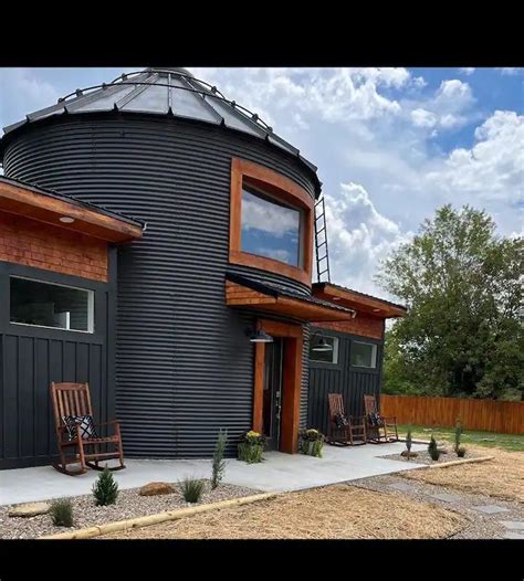 Unique Tiny House Grain Silo Conversion For Cozy Getaway