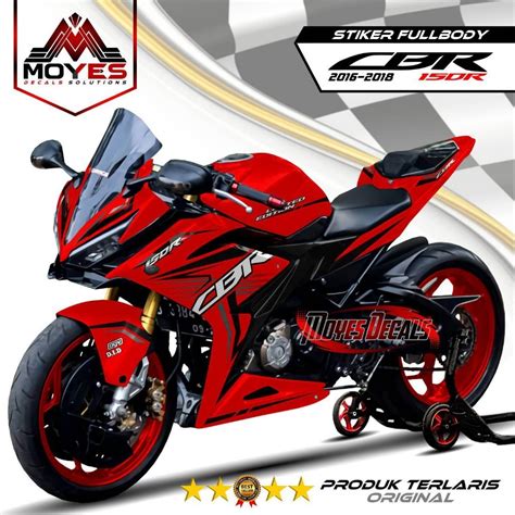 Decal Cbr R Fullbody Dekal Sticker Cbr R Facelift