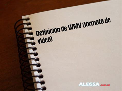 Definición De Wmv Formato De Video