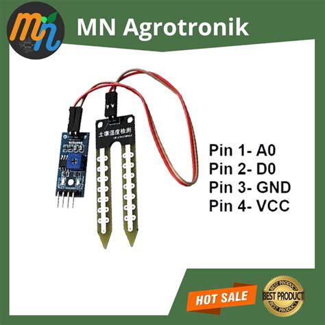 Jual Module Sensor Kelembaban Tanah Soil Moisture Sensor Humidity Modul