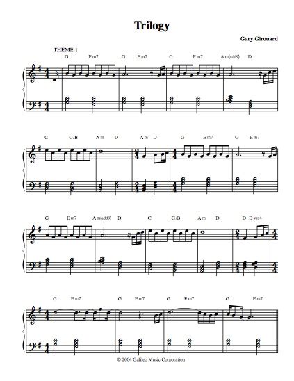Trilogy Sample Gary Girouard The Naked Piano