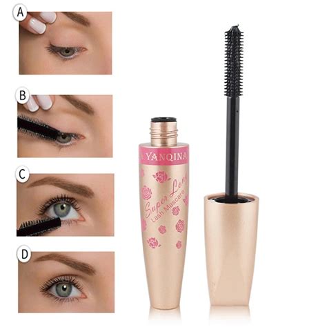 Lengthening Curling Waterproof Mascara Long Lasting Non Blooming Hypoallergenic Thickening ...