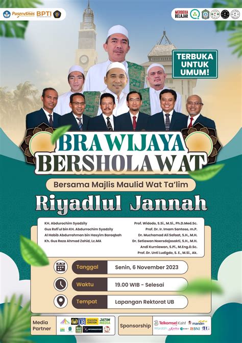 Brawijaya Bershalawat Bersama Majelis Maulid Wat Talim Riyadlul Jannah