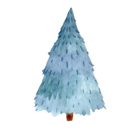 Premium Vector | Watercolor christmas tree