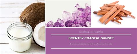 New Coastal Sunset Scentsy Fragrance Spring 2021 Fragrance