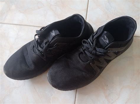 Sepatu Running Sneakers Full Hitam SHINJI CORA 910 Nineten Fesyen Pria