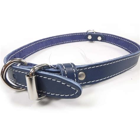 Kane Veterinary Supply Collar Single Leather Blue
